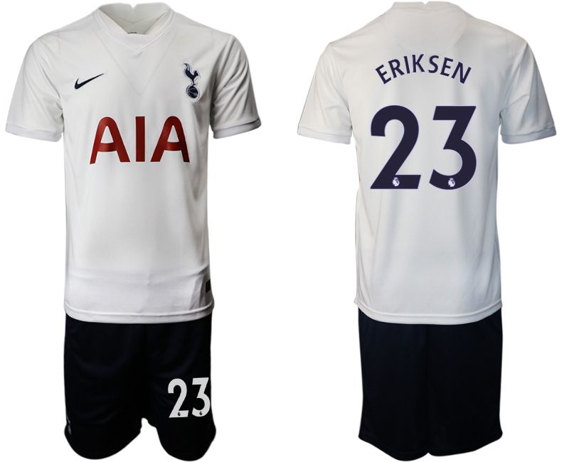 Cheap Men 2021-2022 Club Tottenham home white 23 Nike Soccer Jersey